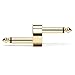Donner Pedal Coupler Z Type Guitar Effect Connector 1/4 inch 6 Pack