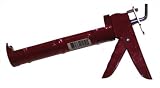 Dripless C050 Economy Grade Smooth Round Rod Cradle Frame Caulking Gun, 10 oz Cartridge Capacity, 5:1 Thrust Ratio