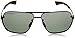 Under Armour Hi-Roll Sunglasses, Black/Gray Polarized Lens, 64 mm