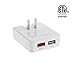 iKits (ETL Listed) 3.4A 17W Dual USB Wall Charger with Smart IC Technology, 2 Port Portable Travel Charger with Foldable Plug for iPhone 7/6s, iPad Air 2 / mini 3, Galaxy S7 / Note 5 and More