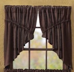 Amazon Com Vhc Brands Rustic Lodge Kitchen Window Curtains