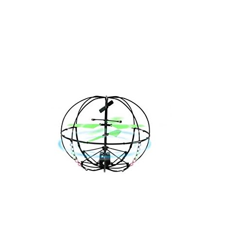 Odyssey Flying Machines Lily Ball 3 Fiber Optic LED Lights and Glow in The Dark Rotors