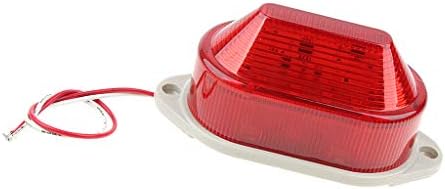 車用警告灯 信号ランプ サイレント ストロボ 追突防止abs製 取り付け簡単汎用 レッド