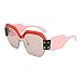ROYAL GIRL Semi Rimless Sunglasses For Women Trendy Candy Color Designer Glasses