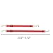 Mopaclle Pet Supplies for Dog Leashes Premium Three Way Dog Leash with Adjustable Detachable Dog Coupler for One,Two,Three Samll/Medium Dog (Red)