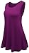 KAY SINN Womens Sleeveless Tunic Tops Raspberry X-Large