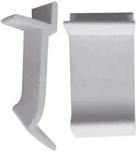 NickHouse 10 Table Rim Clip Nylon Patio Furniture Clips 1.575" X .760" Patio Table Clips for Glass Top and Acrylic Tops - Securely Holds Tops in Removable Rim