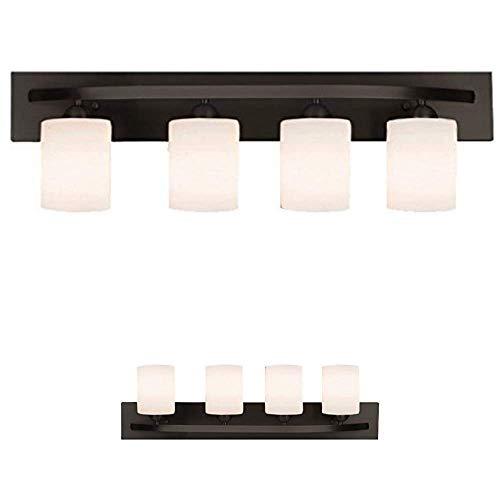 Vanity Bath Light Bar Interior Lighting Fixture (Oil Rubbed Bronze, 4 Lights) - Thumbnail 3
