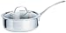 Calphalon Tri-Ply Stainless Steel Cookware, Shallow Sauce Pan, 2 1/2-quart
