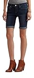 Aeropostale Women's Dark Wash Bermuda Shorts