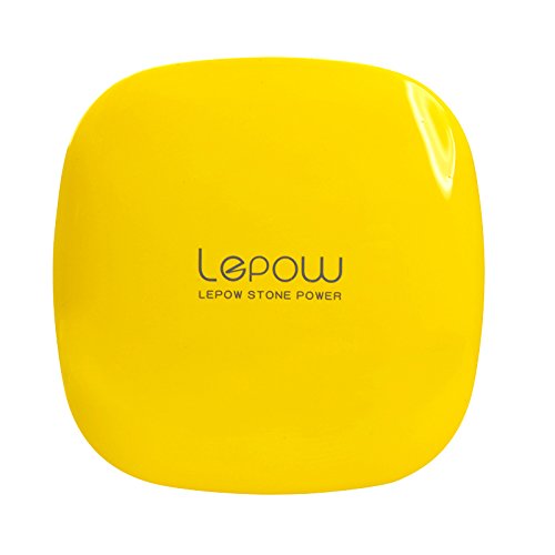 Power Bank, Lepow 3000mAh Ultra Compact Portable Charger External Battery Pocket Size with High Speed Charging Technology for iPhone,Samsung,HTC and More (Lemon Yellow)