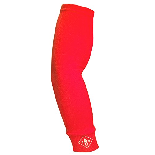 Pro Style Compression Arm Sleeve: Red, 4"x15" | 100% Polyester Improves Blood Flow & Promotes A Healthy Arm | For Serious Ballplayers Only