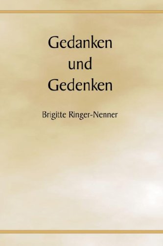 Gedanken und Gedenken