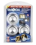 Stick N Click Anywhere Lights White Set Of 3