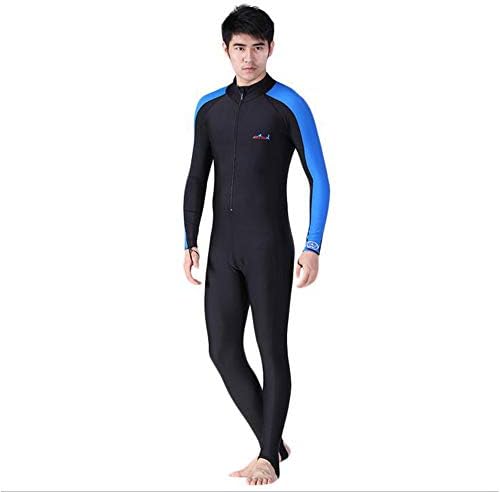 HUOFEIKE Ladies Men's 1mm Neoprene Wetsuit, One-piece Surf Diving Suit Open-air Swimming/Triathlon Scuba Diving/Suitable For All Water Projects,Men,XXXXL