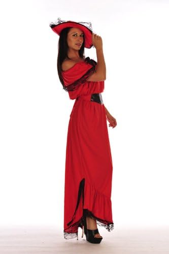 Wildnights-FANCY DRESS COSTUME - FUN SCARLET O HARA WILD WEST XL