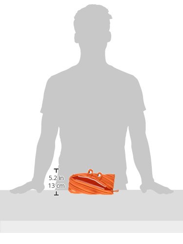 ZIPIT Monster Pencil Case, Orange - Thumbnail 7