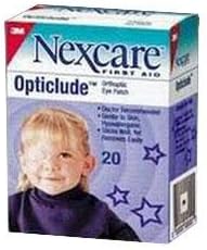 Opticlude Junior Orthoptic Eye Patch 2-1/2" x 1-1/4", Beige, Latex-free(20/box) 1 box / box