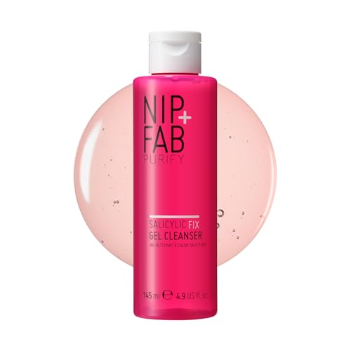 Nip + Fab Salicylic Fix Gel Face Cleanser with Niacinamide and Allantoin, Hydra…