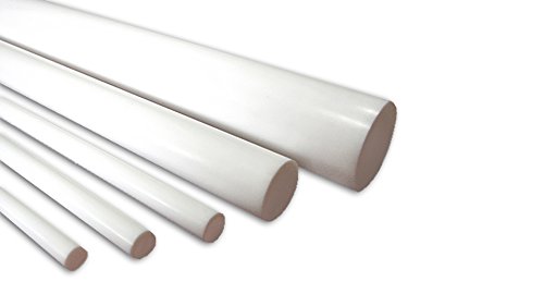Sterling Seal SSITFEBUSH12SMPACKX1 Plastic Round Bushing Stock, Virgin PTFE Rod (Teflon), Variety Pack, 12" Length, 1", 1-1/4", 1-1/2", 1-3/4", 2" Diameter, 3" ID, PTFE (Pack of 5)