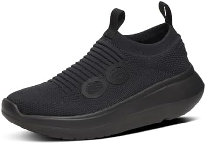 NEW OOFOS Men\'s OOmg Black/White Sport LS Low-Top Lace-Up Sneakers Size M 8 MEN main image 4