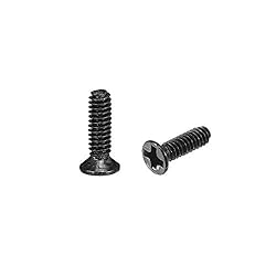 uxcell M2 x 7mm Phillips Screw Fastener Black for