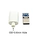 cablecc 5set DIY 24pin USB 3.1 Type C USB-C Male Plug Connector SMT Type with 3.5mm SR and Housing Cover White