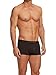Papi Men's 3-Pack Brazilian Solid Trunk, Black, Small