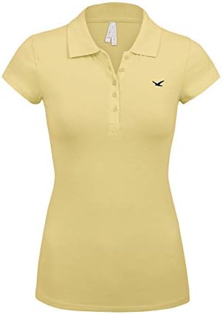 Junior Short Sleeve Multi Colors 5 Buttons Slim Fit Polo Shirts