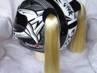Pigtails for Helmets All Colors Works on Matte Helmets Too (blonde)