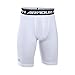 Under Armour Boys' HeatGear Armour Fitted Shorts – Long, White/Black, Youth Medium
