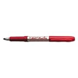 Bic GPM11RD Mark-It Permanent Markers, Fine Point, Rambunctious Red, Dozen