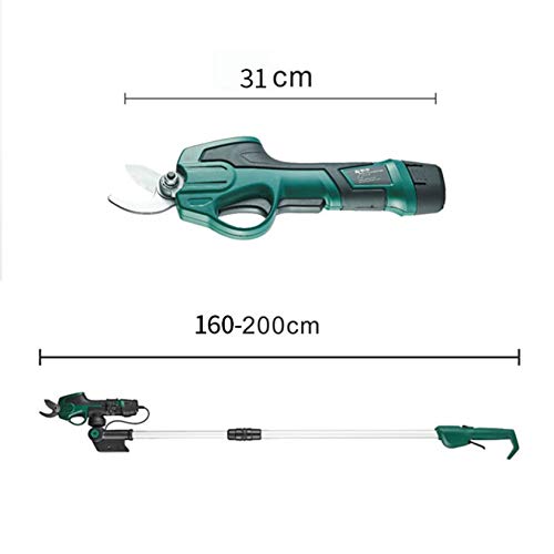 GREYK Professionelle schnurlose elektrische Astschere 7,2 V wiederaufladbare Astschere 25 mm (1 Zoll) Schnittdurchmesser… – Bild 3