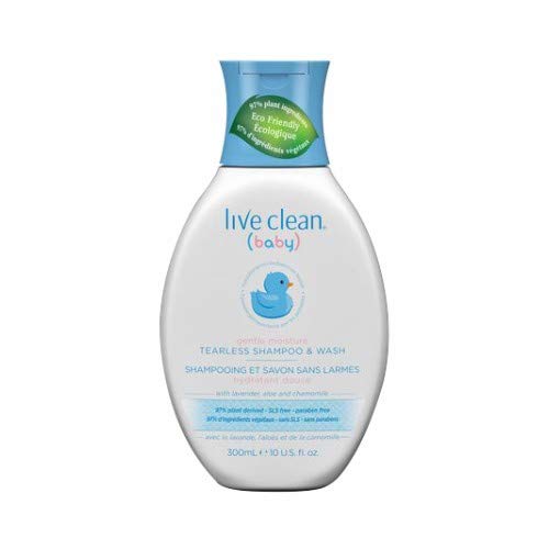 Live Clean Baby Shampoo & Wash Tearless 10oz (2 Pack