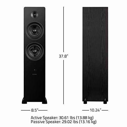 fluance ai81 fluance tower speakers Fluance Ai81 Elite Powered 2-Way Floorstanding Tower Speakers