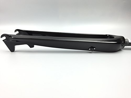 QILEFU Mountain Bike Full Carbon Fibre Bicycle Front Forks Disc Brake Hard Fork Matte MTB 26er 29er Parts (26er)