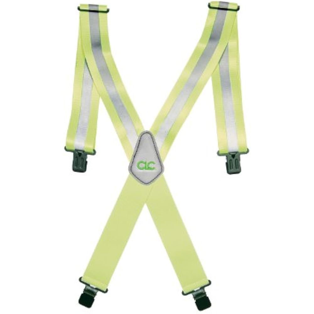 CLC Tool Belts Custom Leathercraft HiViz Gear 14110 HeavyDuty Suspenders eBay