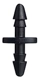 2 Pack (50 Total Fittings) Orbit 1/4 Inch Drip Barbed Coupling for Drip Irrigation Tubing - 25 Pack