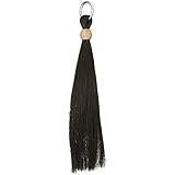 Royal King Horsehair Tassel with Ring Short Black