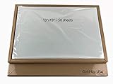 13 x 19 Inch Waterproof Inkjet Transparency Film for Silk Screen Printing - 1 Pack (50 Sheets)