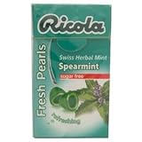 Ricola Herbal Sugar Free Spearmint Fresh Mints x 24 boxes