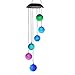 Easest Changing Colors Solar Power Mobile Wind Chime Spinner Lights Waterproof Windchime Outdoor Decorative Mobiles Hanging Ball Solar LED Lights for Patio, Yard,Garden,Pathway Lighting Decoration