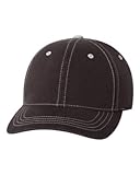 Flexfit - Contrast Color Stitched Cap - 6386 - L/XL - Brown/ Stone