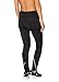 RBX Active Women's Fleece Insulated Arctic Barrier Athletic Tight Pants With Zipper Ankle Black L