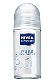 Nivea Pure Invisible 48h Antiperspirant Roll-on Deodorant 50ml 1.7 Oz