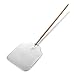 New Star Foodservice 50172 Aluminum Pizza Peel, Wooden Handle, 12 x 14 inch Blade, 52 inch overall