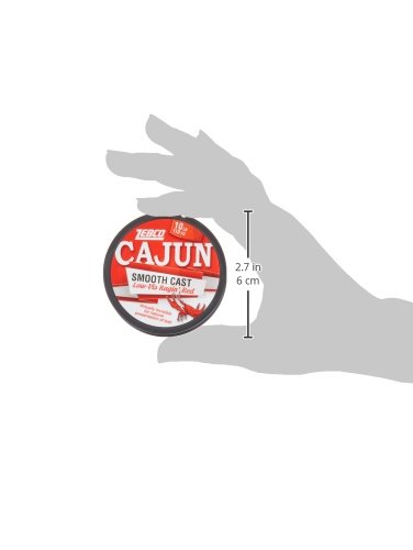 Zebco Cajun Smooth Cast Monofilament Fishing Line, Low-Vis Ragin Red Pony Spool, 110-Yards, 10-Pound, Virtually Invisible, Natural Presentation