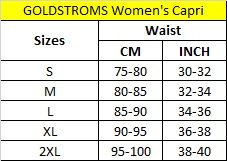 goldstroms women's solid polo yoga/sports capri