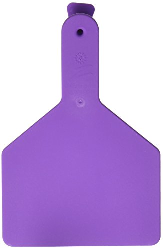 Z Tags 25 Count 1-Piece Blank Tags for Cows, Purple