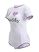 Littleforbig Cotton Romper Onesie Pajamas Bodysuit - I Love Daddy Pattern S